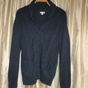 Merona navy cardigan, size M
